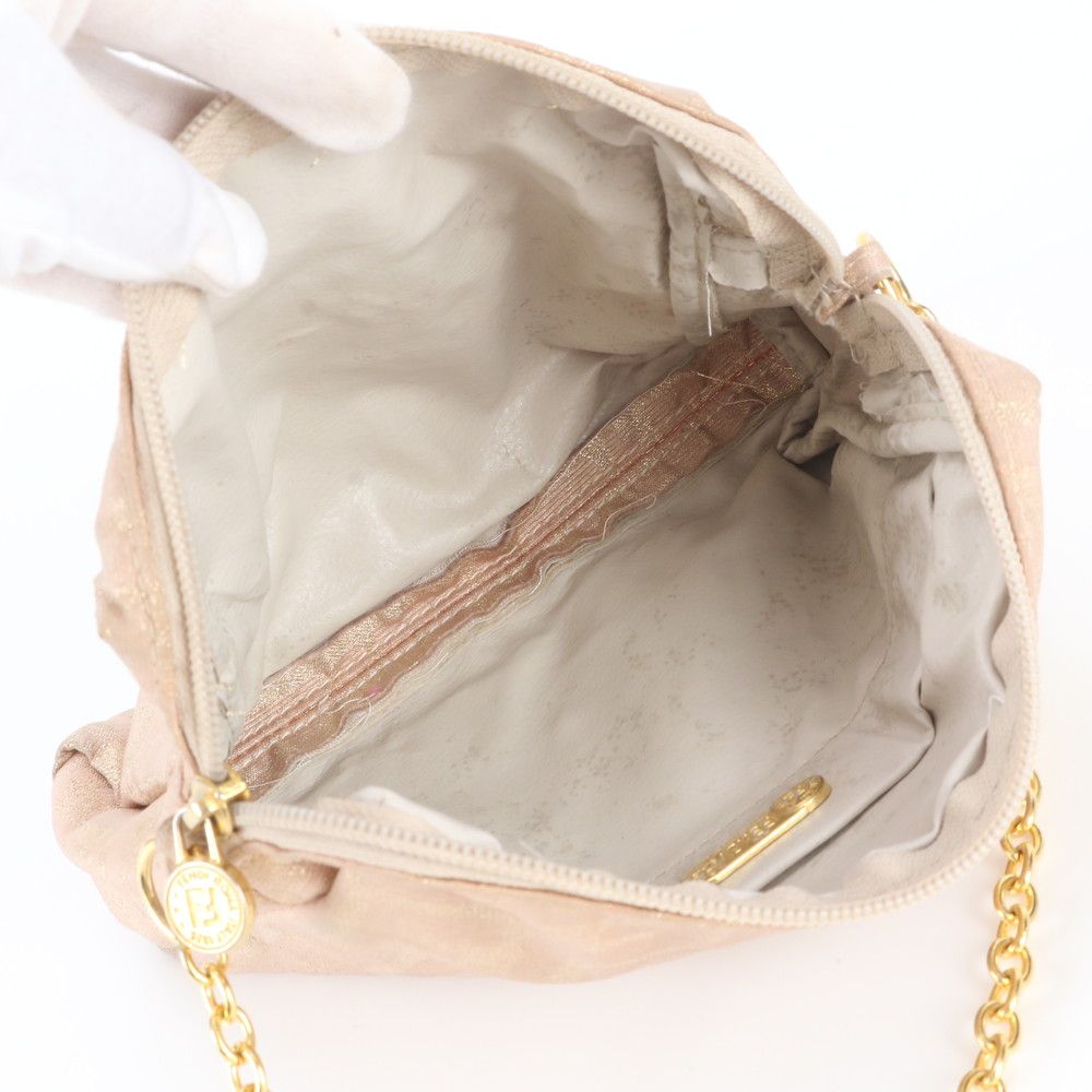 Fendi Zucca Chain Shoulder Bag — view 7