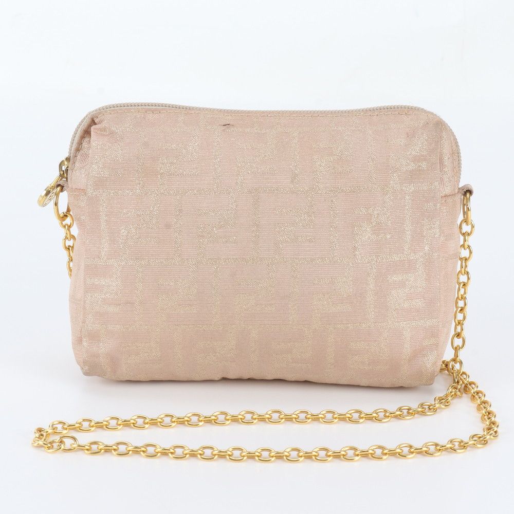 Fendi Zucca Chain Shoulder Bag