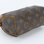 Louis Vuitton Monogram Mini Speedy Leather Handbag Tote — view 5