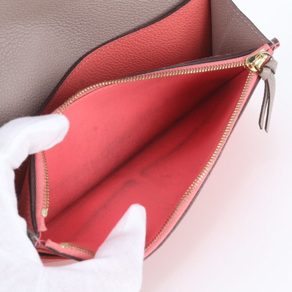Louis Vuitton Monogram Empreinte Portefeuille Emily Blossom Leather Wallet — view 7