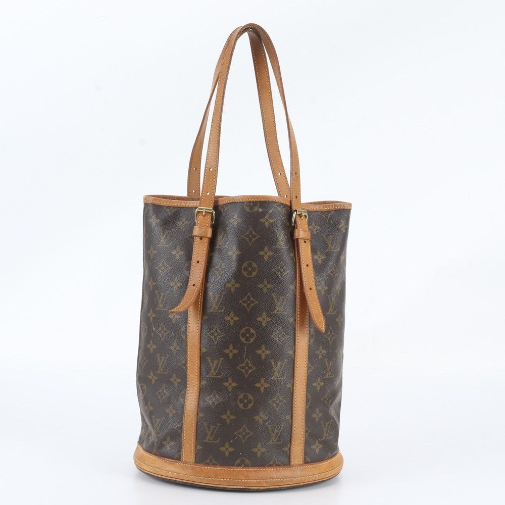 Louis Vuitton Monogram Bucket GM Leather Tote Bag Shoulder — view 3
