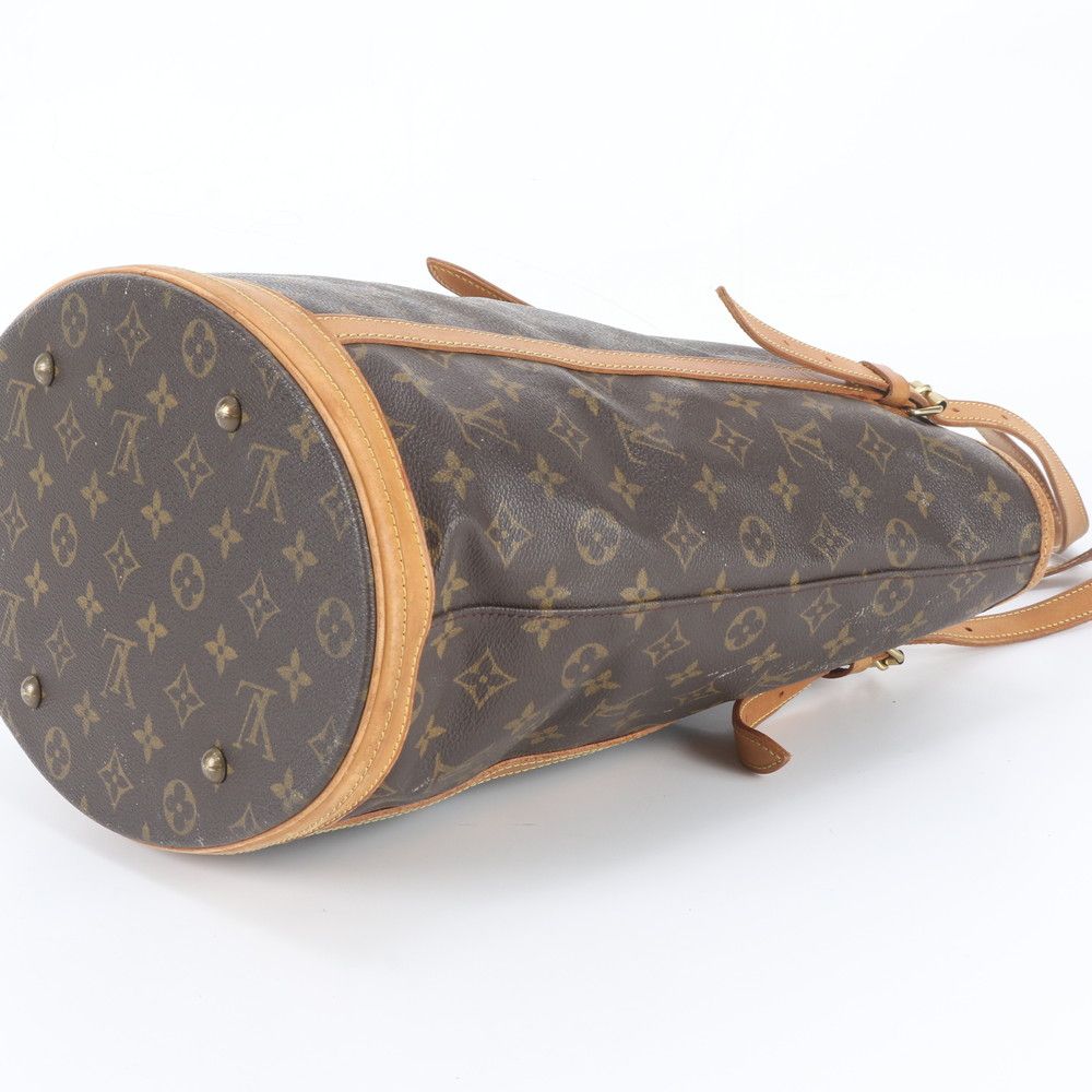 Louis Vuitton Monogram Bucket GM Leather Tote Bag Shoulder — view 4