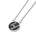 Hermes Labyrinth Necklace Silver