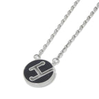 Hermes Labyrinth Necklace Silver