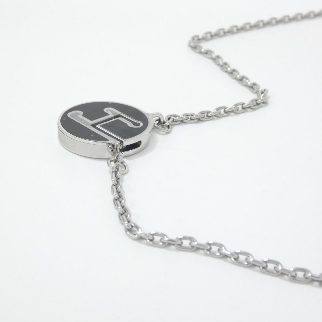 Hermes Labyrinth Necklace Silver — view 4