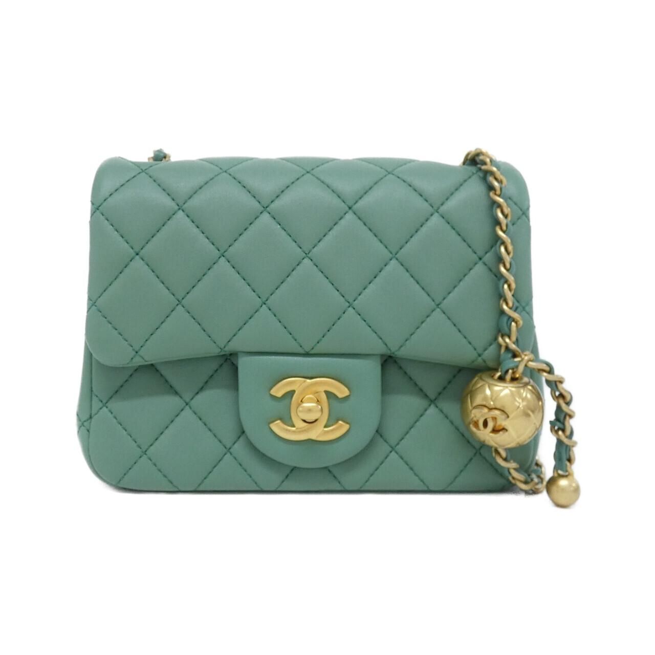 Chanel Shoulder Bag Green