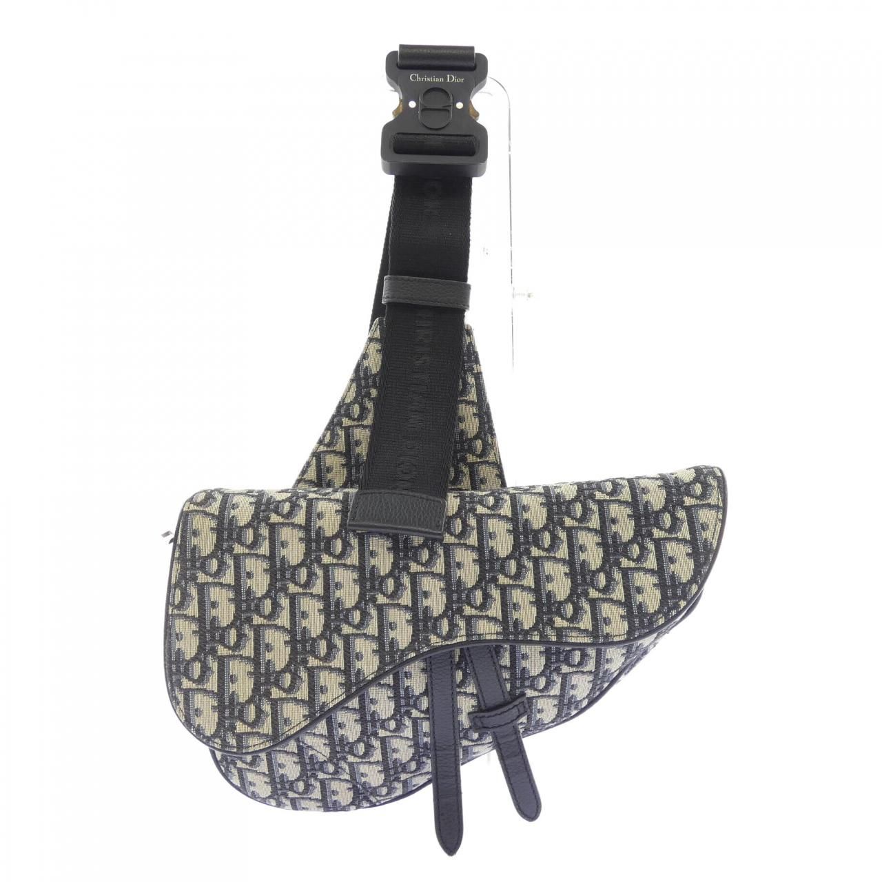 Dior Saddle Oblique Jacquard Shoulder Bag