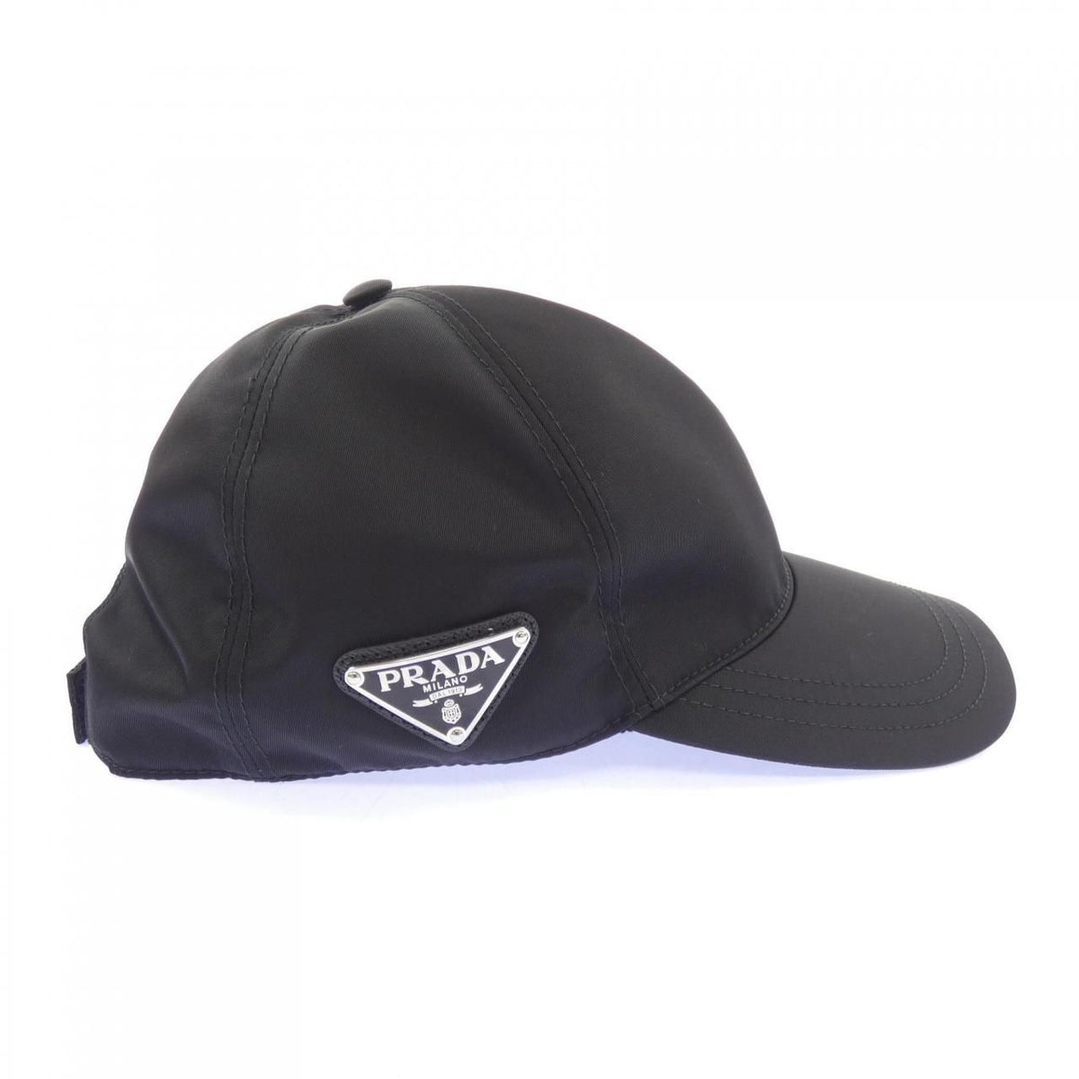Prada Triangle Logo Baseball Cap Hat — view 3