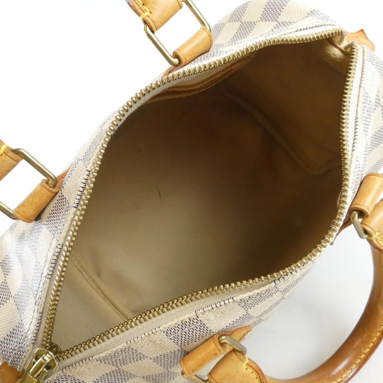 Louis Vuitton Damier Azur Speedy 25 Boston Bag — view 8