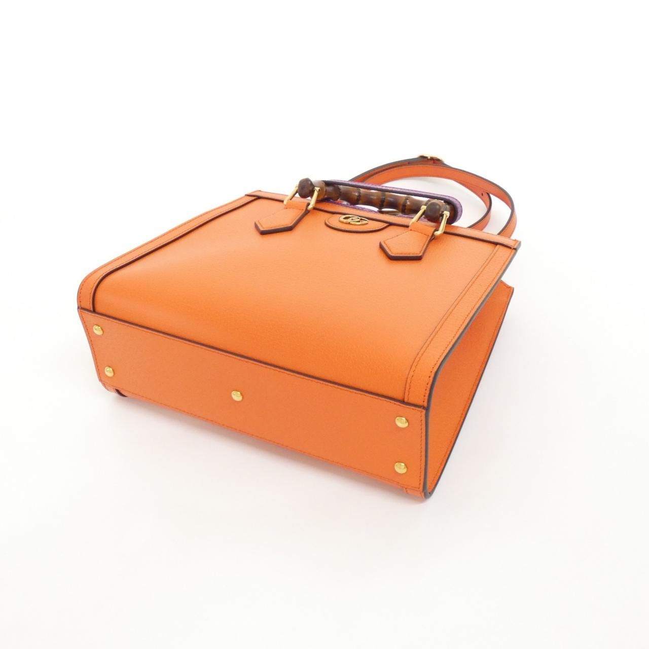 Gucci Diana Bag Handbag Orange — view 3