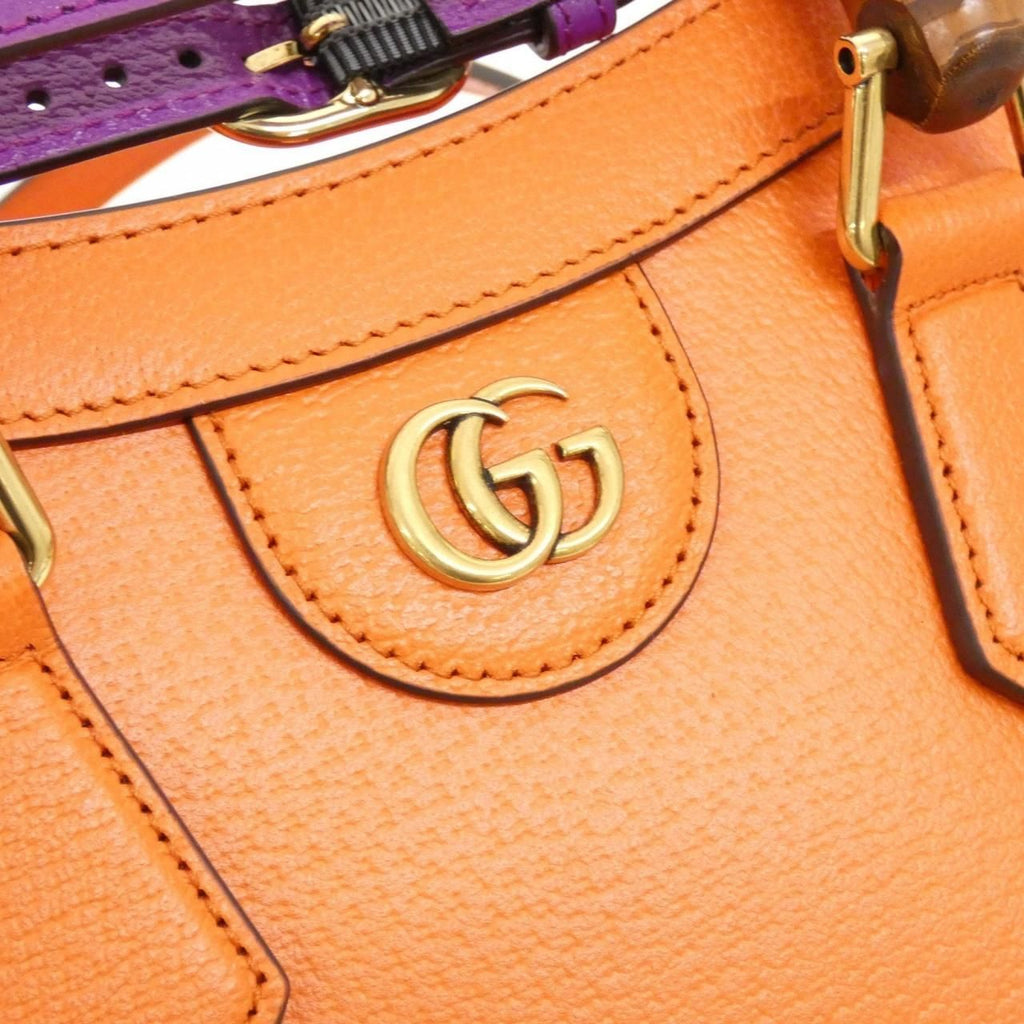Gucci Diana Bag Handbag Orange — view 7