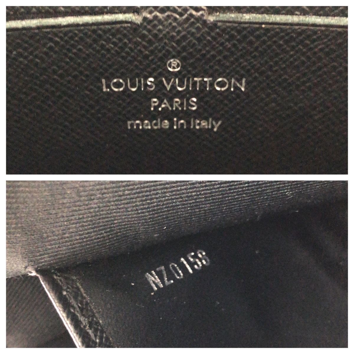 Louis Vuitton Monogram Eclipse Pochette Voyage MM Black Leather Clutch — view 4