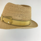 Hermes S Beige Straw Cotton Rayon Hat — view 6