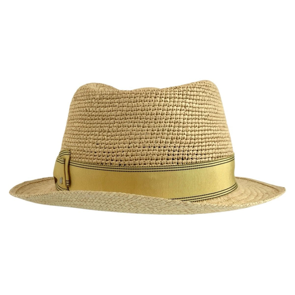 Hermes S Beige Straw Cotton Rayon Hat — view 3