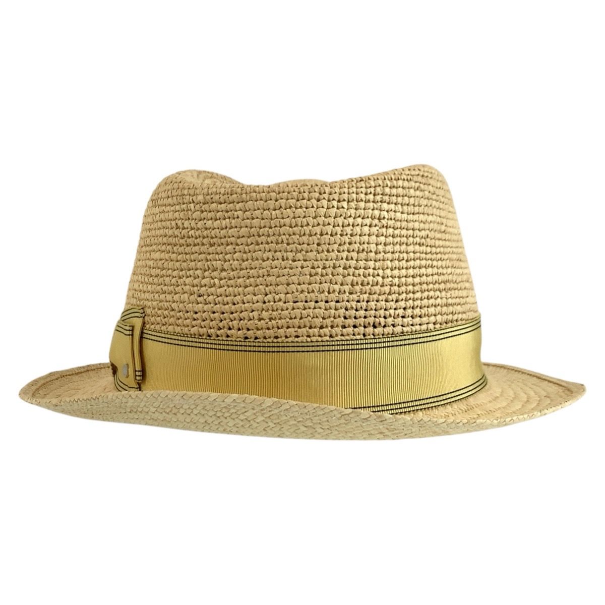 Hermes S Beige Straw Cotton Rayon Hat — view 3