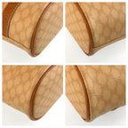 Celine Vintage Macadam Beige Brown Tote Bag — view 4