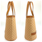 Celine Vintage Macadam Beige Brown Tote Bag — view 7