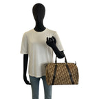 Dior Trotter Brown Gold Boston Bag — view 6
