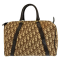 Dior Trotter Brown Gold Boston Bag