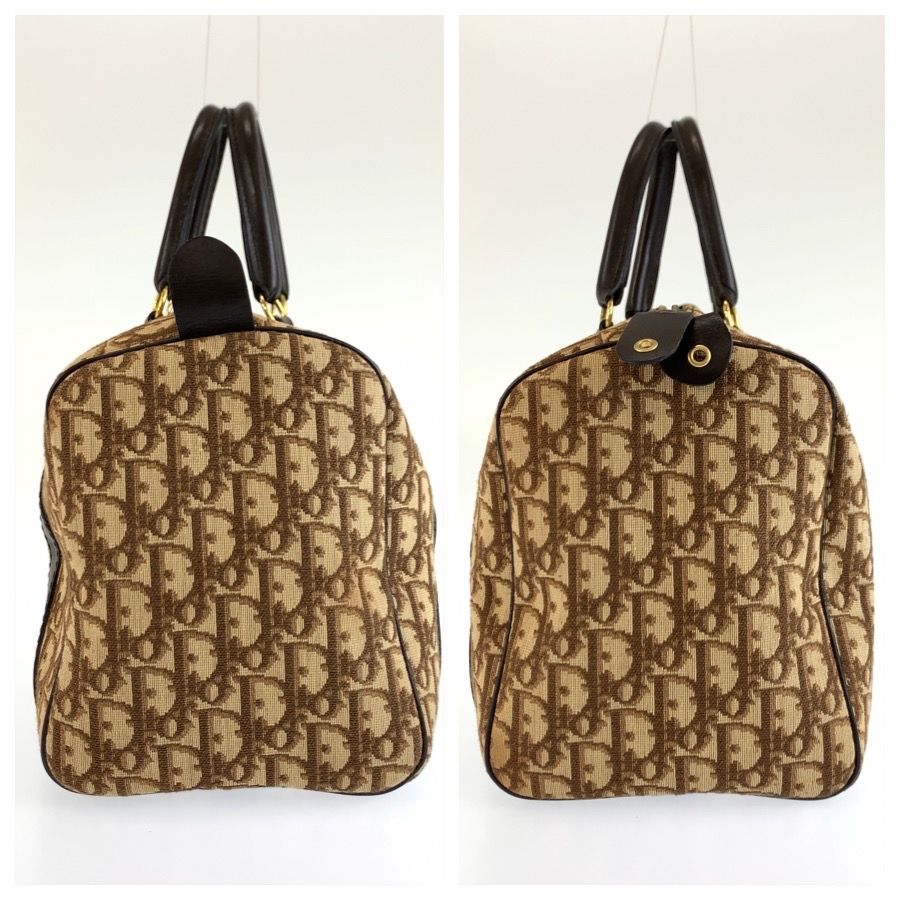 Dior Trotter Brown Gold Boston Bag — view 7