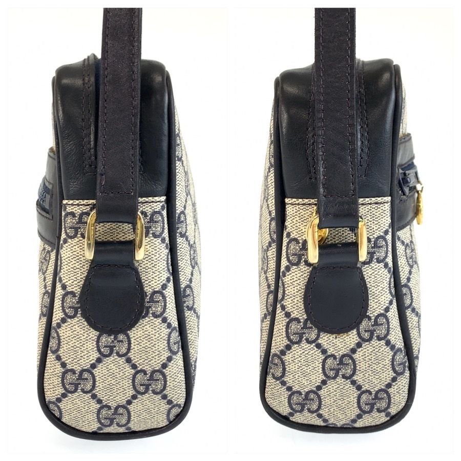 Gucci Vintage Sherry Line Gray GG Supreme Canvas 38 Shoulder Bag Pochette — view 7