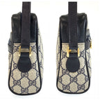 Gucci Vintage Sherry Line Gray GG Supreme Canvas 38 Shoulder Bag Pochette — view 7