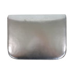 Celine Classic Box Medium Silver Leather Shoulder Bag Pochette — view 2