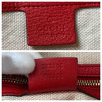 Gucci Soho Red Gold Leather Tote Bag — view 4