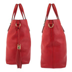 Gucci Soho Red Gold Leather Tote Bag — view 7