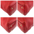 Gucci Soho Red Gold Leather Tote Bag — view 3
