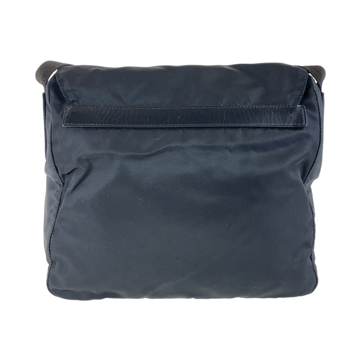 Prada Tessuto Black Silver Nylon Shoulder Bag Pochette — view 2