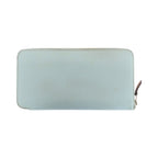 Hermes Azap Silk'in Long Light Blue Silver Veau Epsom Wallet
