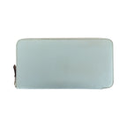 Hermes Azap Silk'in Long Light Blue Silver Veau Epsom Wallet — view 2