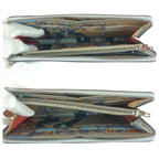 Hermes Azap Silk'in Long Light Blue Silver Veau Epsom Wallet — view 8