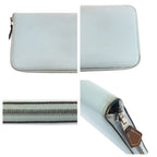Hermes Azap Silk'in Long Light Blue Silver Veau Epsom Wallet — view 6