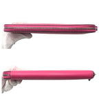 Hermes Azat Plomb Silk'in Pink Rose Tyrian Silver Veau Epsom Wallet — view 6