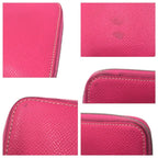 Hermes Azat Plomb Silk'in Pink Rose Tyrian Silver Veau Epsom Wallet — view 7