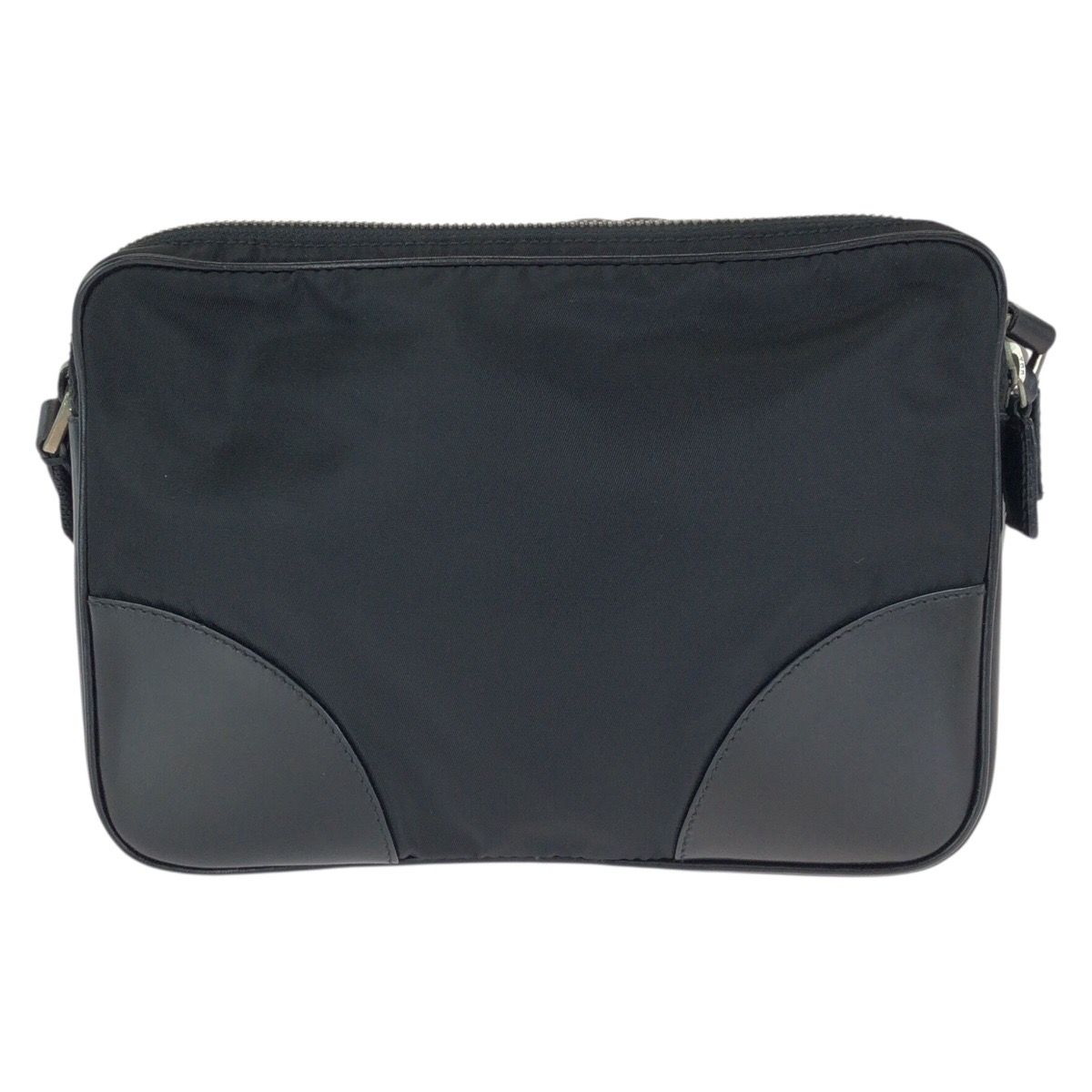 Prada Tessuto Black Nylon Leather Camera Bag — view 2