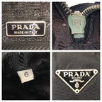 Prada Tessuto Black Nylon Leather Camera Bag — view 4