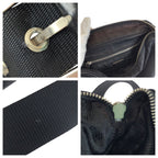 Prada Tessuto Black Nylon Leather Camera Bag — view 6