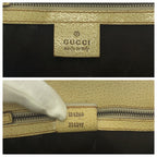 Gucci Studs Beige Ivory Gold GG Canvas Tote Shoulder Bag — view 4