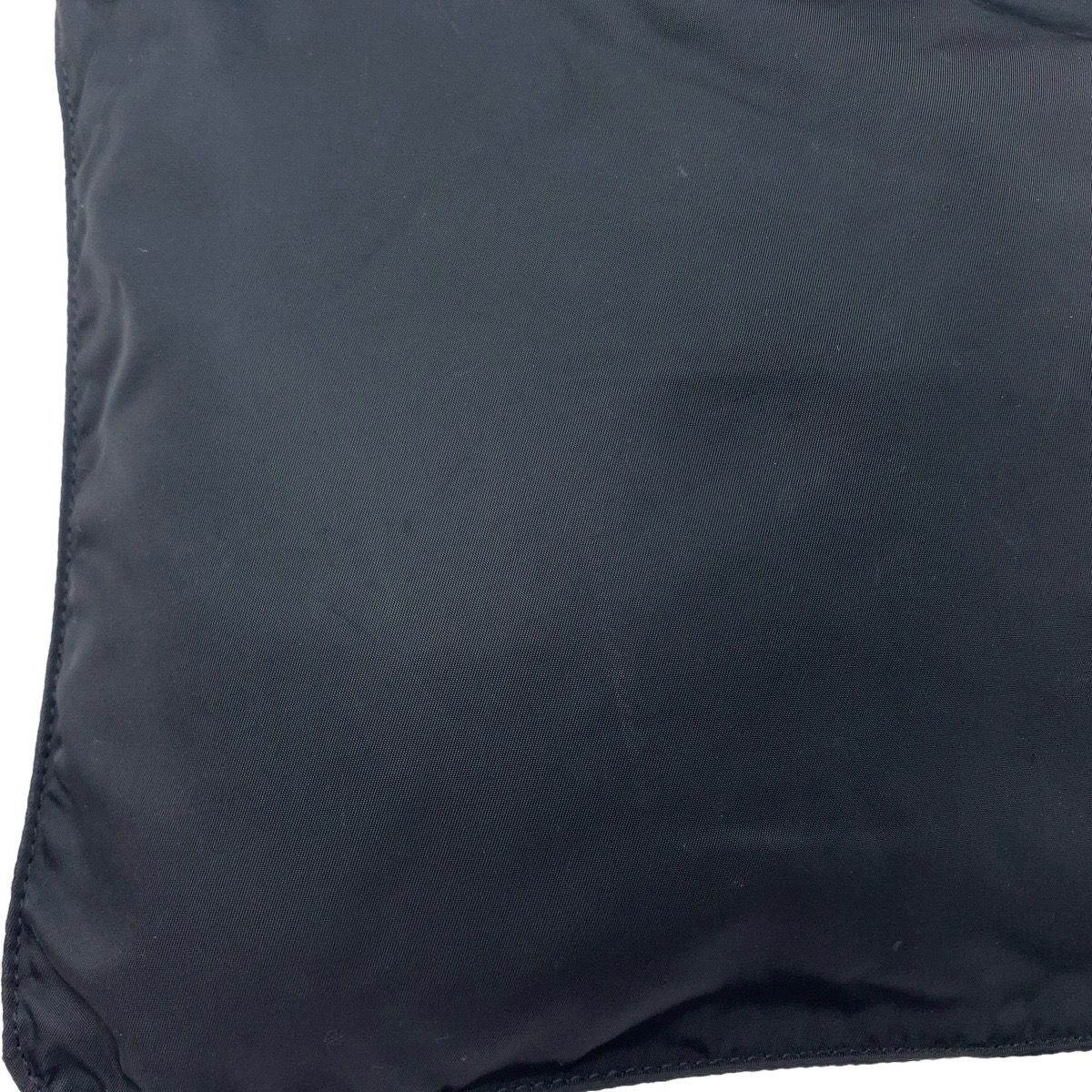 Prada Tessuto Black Silver Nylon Shoulder Bag Pochette — view 6