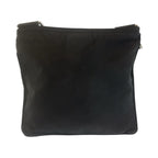 Prada Tessuto Black Silver Nylon Crossbody Shoulder Bag Pochette — view 2