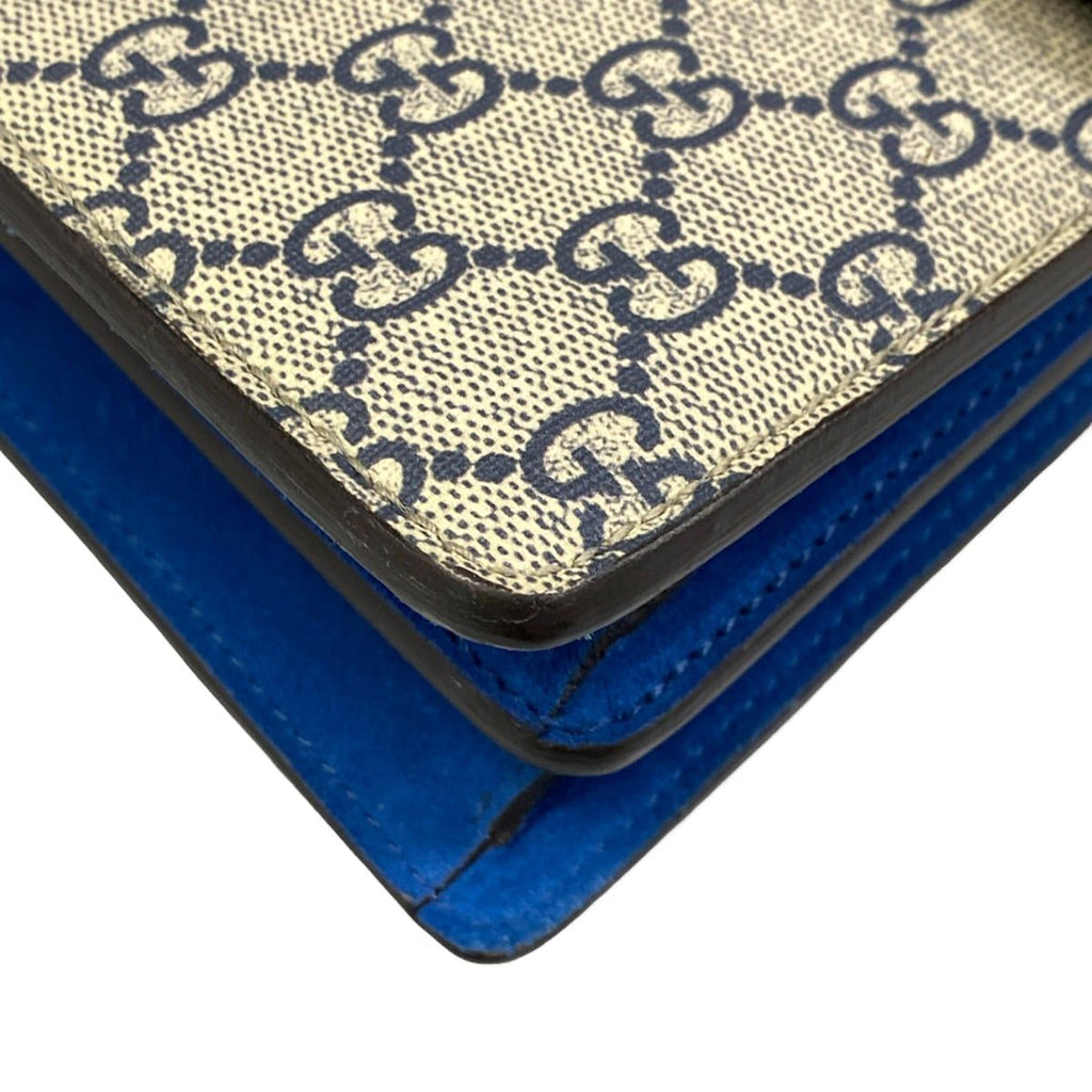 Gucci Shoulder Bag Dionysus Beige Light Blue — view 6