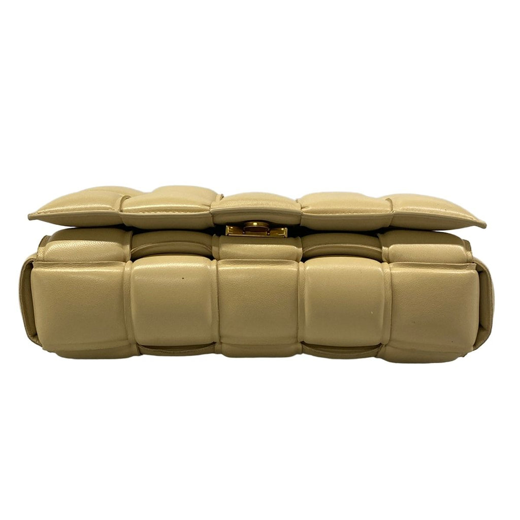 Bottega Veneta Shoulder Bag Padded Cassette Beige Leather — view 5