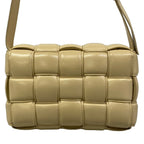 Bottega Veneta Shoulder Bag Padded Cassette Beige Leather — view 3