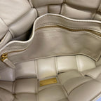 Bottega Veneta Shoulder Bag Padded Cassette Beige Leather — view 7