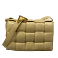 Bottega Veneta Shoulder Bag Padded Cassette Beige Leather