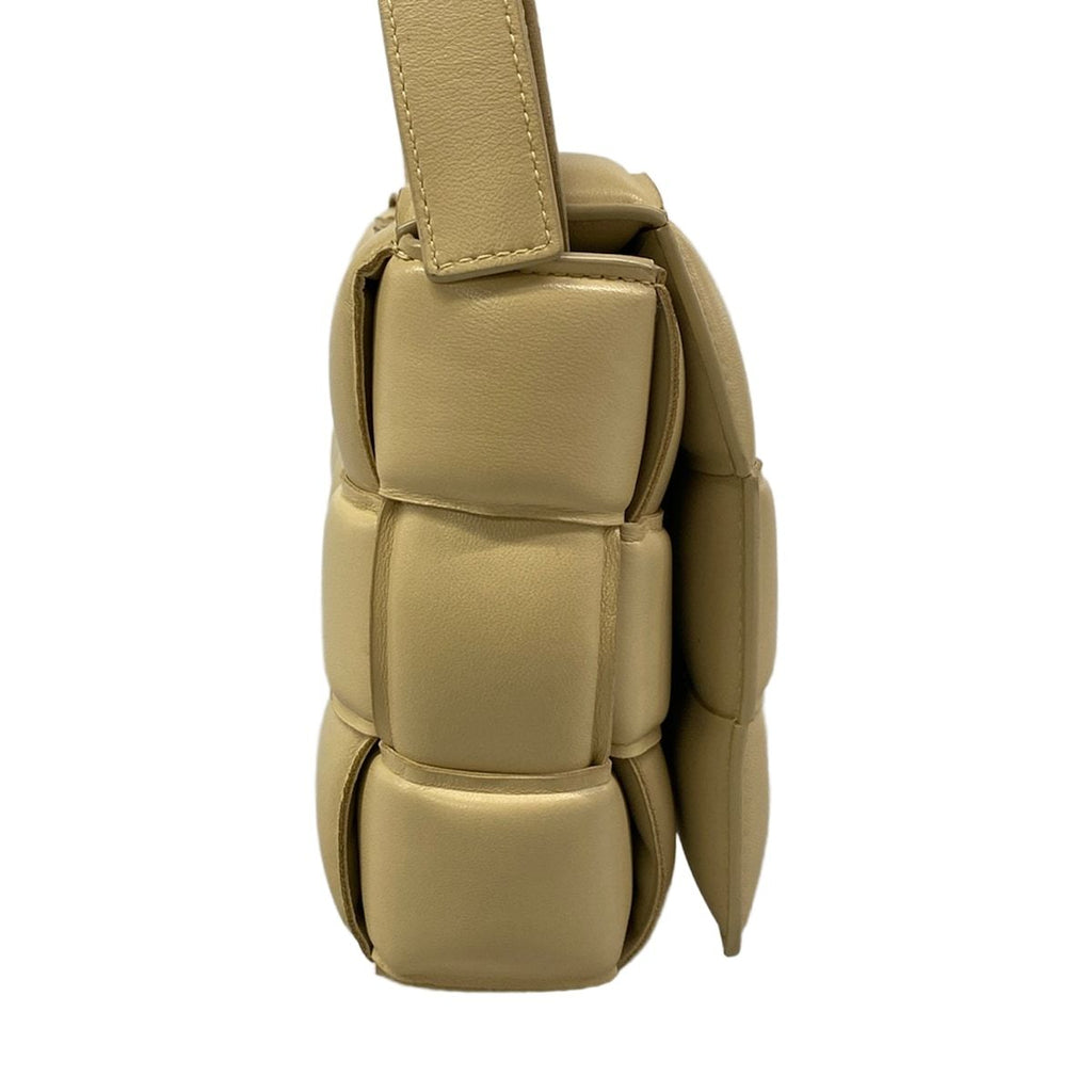 Bottega Veneta Shoulder Bag Padded Cassette Beige Leather — view 2