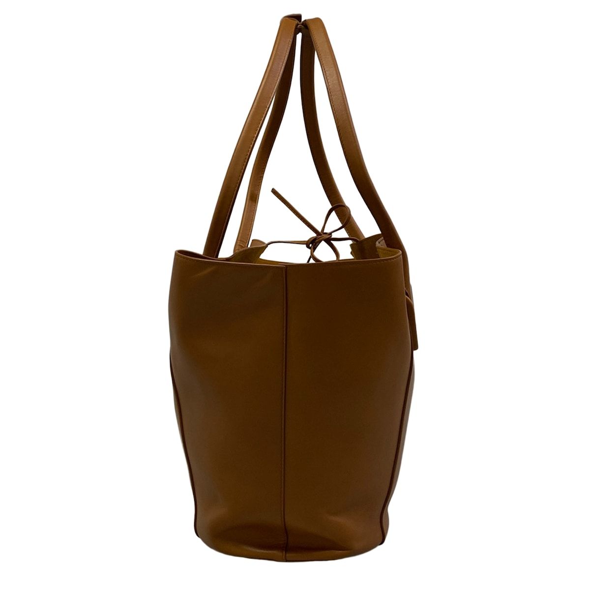 Bottega Veneta Tote Bag Basket Medium Brown Leather — view 4